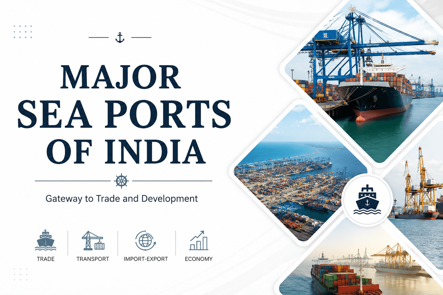 Major sea ports in India